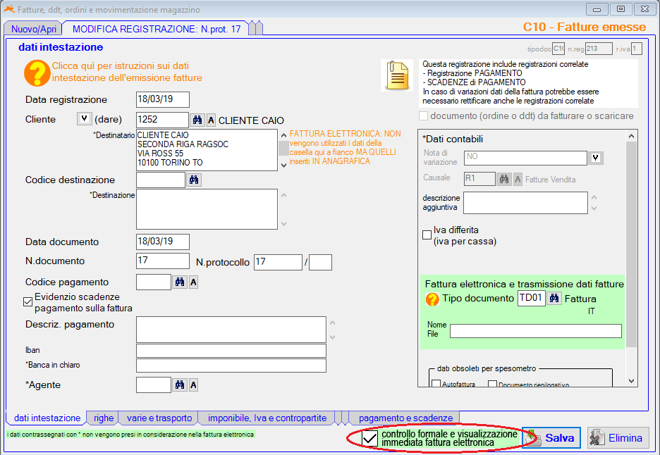 Arrotondamento WinCoge
