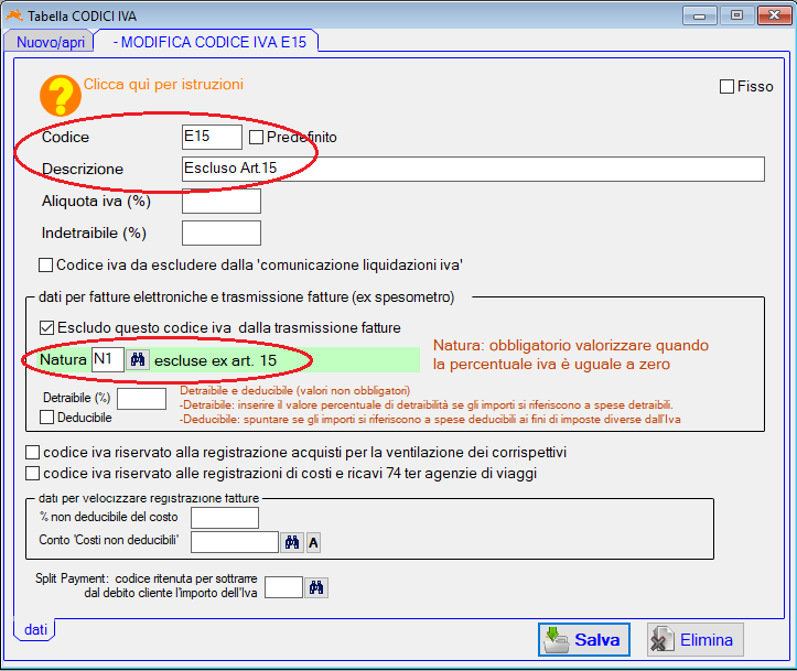 Arrotondamento WinCoge