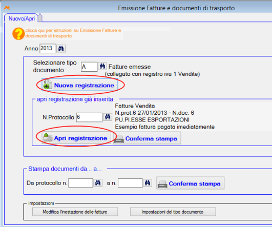 registrazione fatture in contabilità