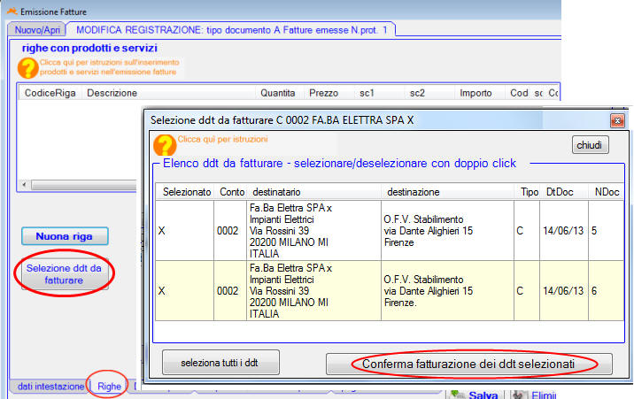 Fatturazione differita