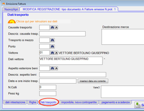 Modello di stampa