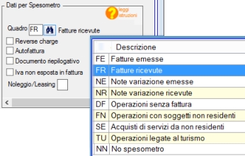 Fatture spesometro